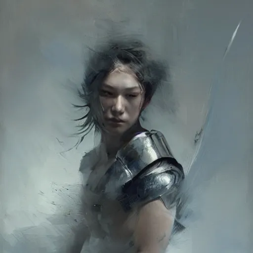 Prompt: the fighter by ruan jia