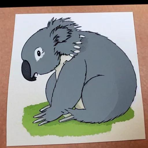 Image similar to Cute Koala by Studio Ghibli