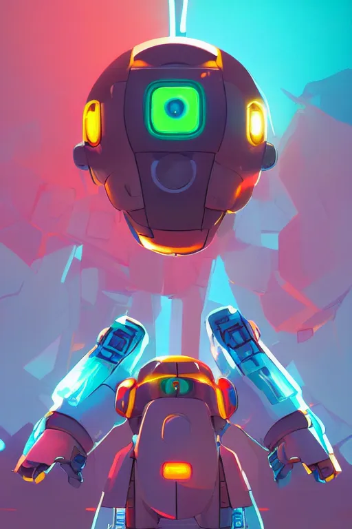 Image similar to metabots medabots medarotto medarot robot minimalist comics helmet mask neon cybereye, behance hd by jesper ejsing, by rhads, makoto shinkai and lois van baarle, ilya kuvshinov, rossdraws global illumination ray tracing hdr radiating a glowing aura