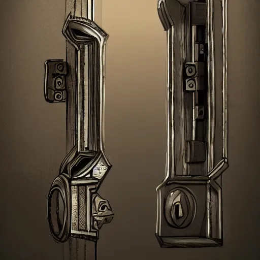 Image similar to the room of door latches, concept art, trending on artstation, highly detailed, intricate, sharp focus, digital art, 8 k