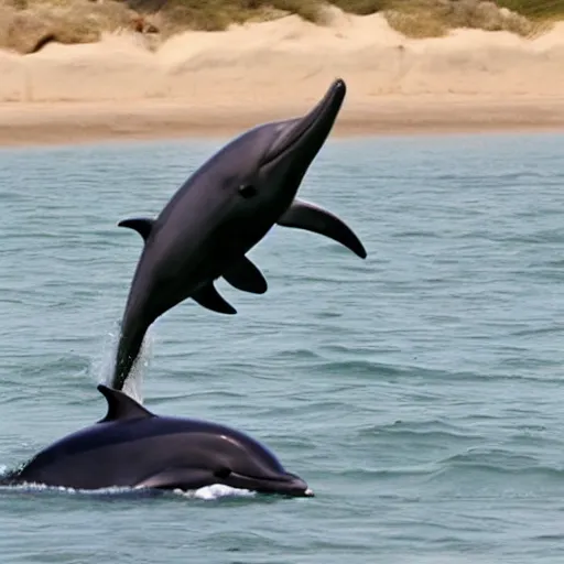 Prompt: brad pitt riding a dolphin, 8 k, paparazzi style