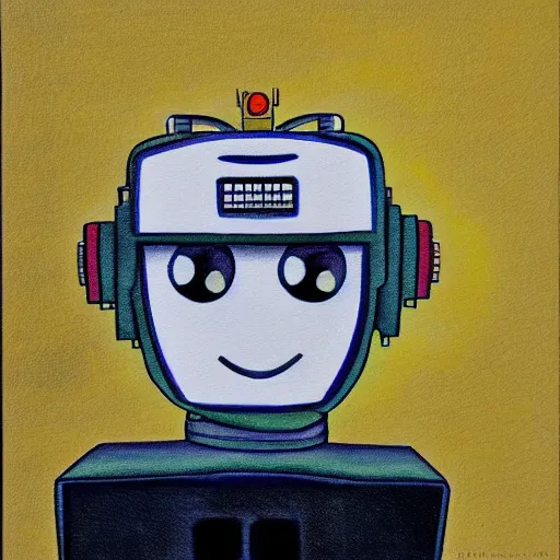 Image similar to my best robot friend, portrait