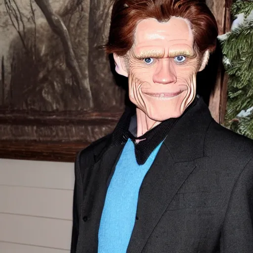 Image similar to william dafoe in a frozen costume