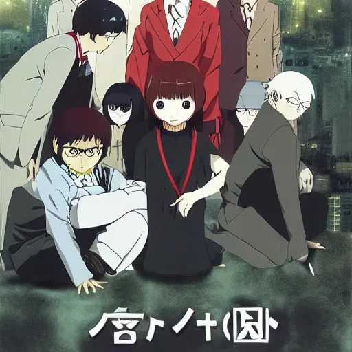 Prompt: capybara tokyo ghoul, anime, widescreen, satoshi kon