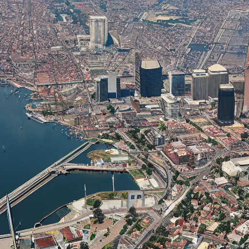 Image similar to professional photograph of baltimore in june 2 0 5 0, 8 k, very detailed, very intricate,