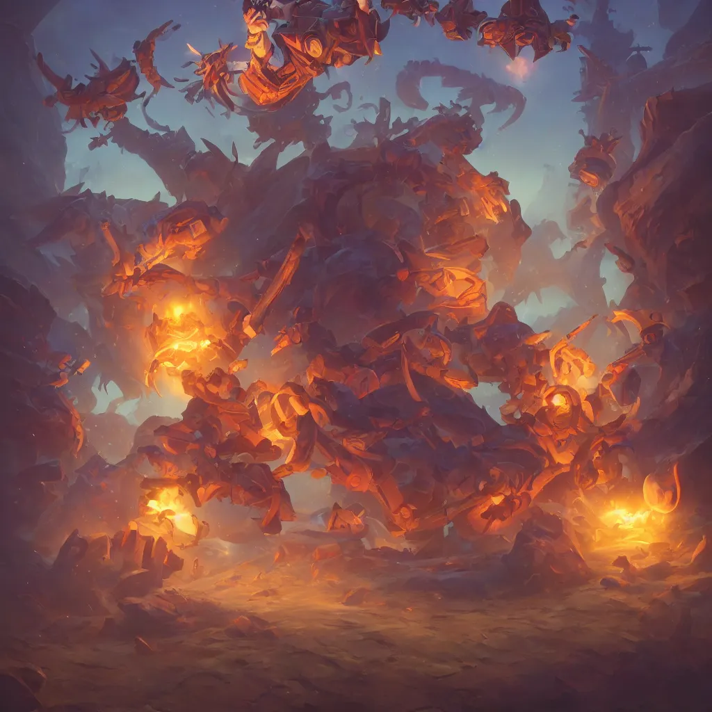 Image similar to heartstone magic loot stuff game icon fantasy art, 2d game art, official art, concept art , behance hd , concept art by Jesper Ejsing, by RHADS, Makoto Shinkai