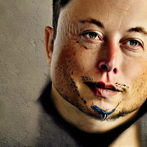 Image similar to a hybrid half alligator half elon musk, high res photograph,