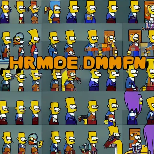 Prompt: homer simpson in undertale