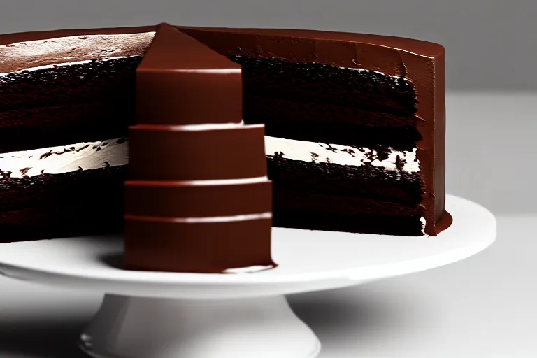 Prompt: a five tier chocolate cake. super realistic 8 k render of a elegant, cinematic composition