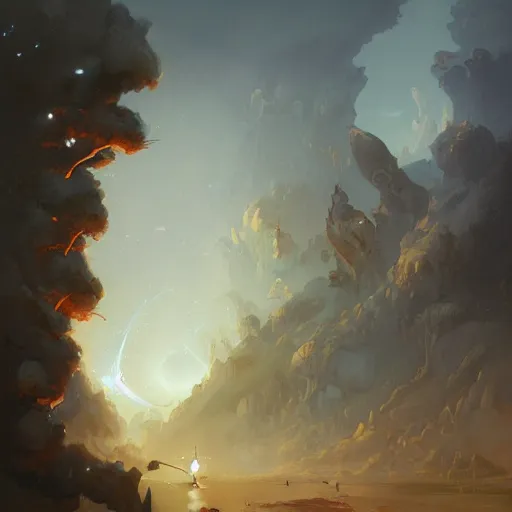 Image similar to A Landscape by Peter Mohrbacher