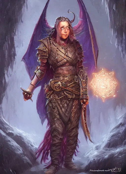 Image similar to ugly female, ultra detailed fantasy, dndbeyond, bright, colourful, realistic, dnd character portrait, full body, pathfinder, pinterest, art by ralph horsley, dnd, rpg, lotr game design fanart by concept art, behance hd, artstation, deviantart, hdr render in unreal engine 5