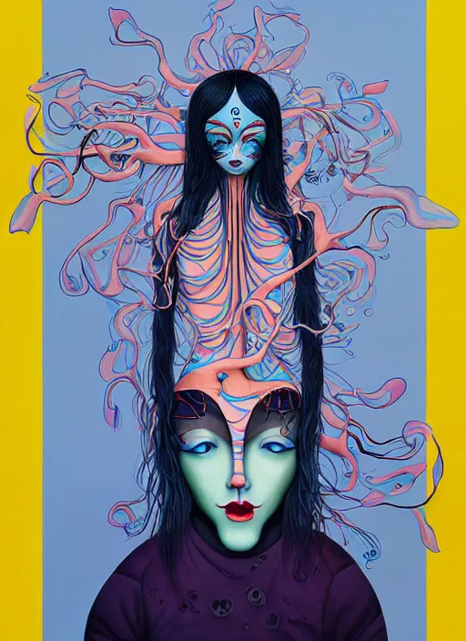 Image similar to painting of a woman by rik oostenbroek, james jean, amy sol