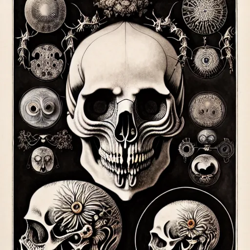 Image similar to art forms of nature by ernst haeckel, memento mori by arthur rackham, ornate antique porcelain beautiful skull mask, ultrasharp, photorealistic, hyperdetailed, octane render, polished, art nouveau, neo - gothic, gothic, intricate ornamental organic filigree, art nouveau botanicals, art forms of nature by ernst haeckel, horizontal symmetry, symbolist, visionary