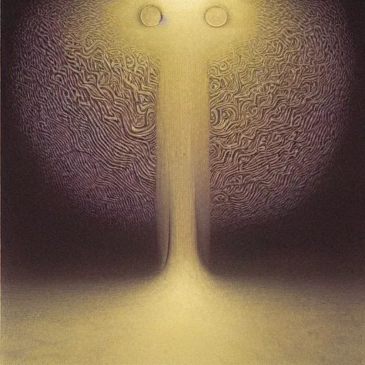 Image similar to zdzisław beksinski phendrana