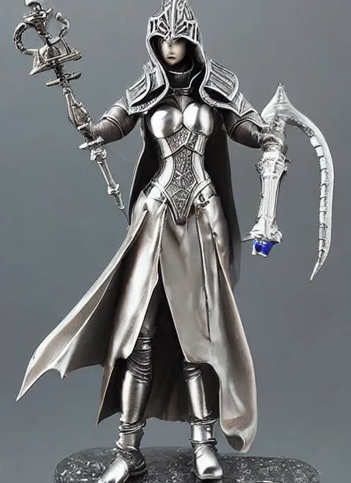 Image similar to 80mm, resin detailed model figure of Alchemy Imperial Princess knight gothic silver