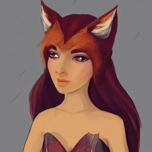 Prompt: tiara, fox wearing a tiara, fantasy art, artstation