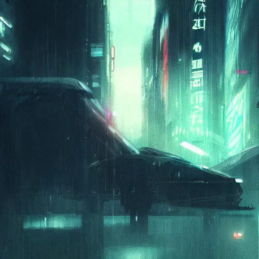 Image similar to bladerunner concept art, guweiz, graphic novel, 4 k uhd image