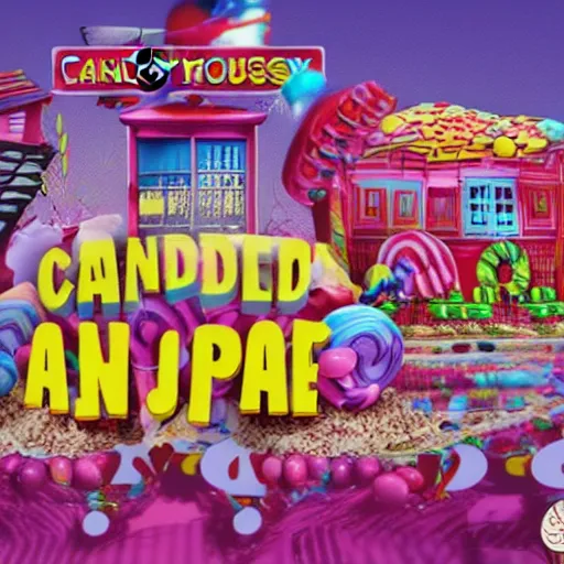 Prompt: candyhouse in nuclear apocalypse