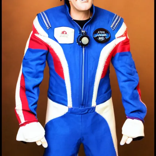 Prompt: robbie rotten as an austronaut