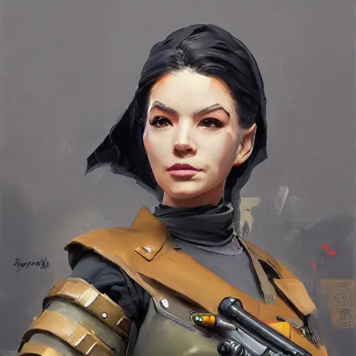 Image similar to greg manchess portrait painting of partially armored banksy as overwatch character, medium shot, asymmetrical, profile picture, organic painting, sunny day, matte painting, bold shapes, hard edges, street art, trending on artstation, by huang guangjian, gil elvgren, ruan jia, randy vargas, greg rutkowski