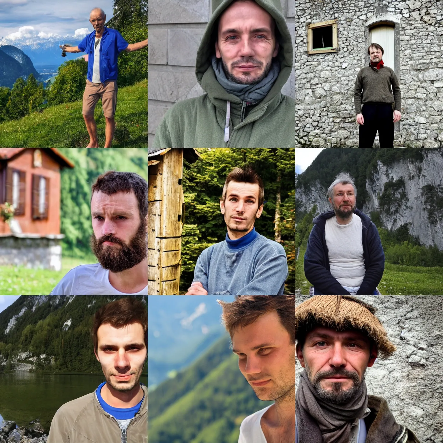 Prompt: a slovenian man with typical slovenian features
