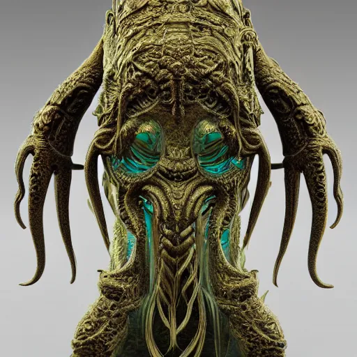 Image similar to a ancient cthulhu goddess, D&D, fantasy, intricate, highly detailed, artstation, concept art, smooth, octane render sharp focus, full color