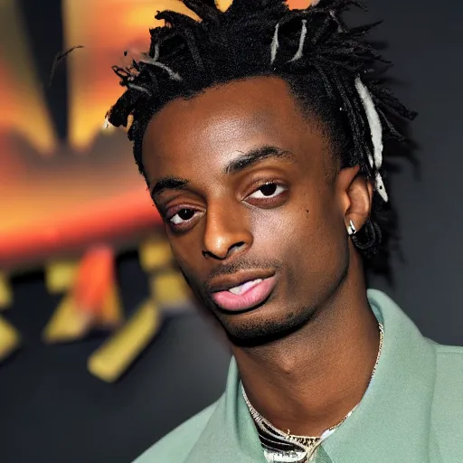 Prompt: Playboi Carti playing as blade 4K detail