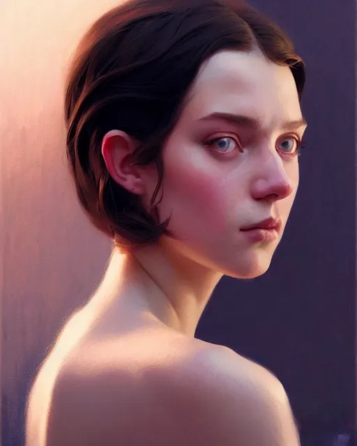 Prompt: stylized portrait of an artistic pose, composition, young ellie williams, realistic shaded, fine details, realistic shaded lighting poster by ilya kuvshinov, magali villeneuve, artgerm, jeremy lipkin and michael garmash and rob rey