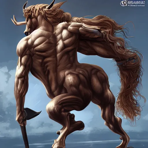 Image similar to centaur, fantasy, trending on artstation