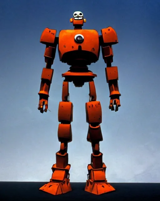 Image similar to Iron Giant made of porcelain, Warner Bros. 1999