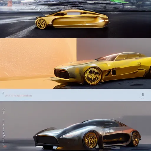 Image similar to ten several cars: center composition, cars portraits, ground view, motherboard forms designed by zaha hadid, sci-fi futuristic ultra realistic photography, keyshot render, octane render, unreal engine 5 lumen, high oiled liquid glossy specularity reflections, ultra detailed, golden hour, dramatic lighting 4k, 8k, 16k in the style ofblade runner 2049 Cyberpunk 2077 ghost in the shell thor 2 marvel film : tilt shift: sharp focus