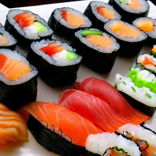 Image similar to lovely sushi buffet