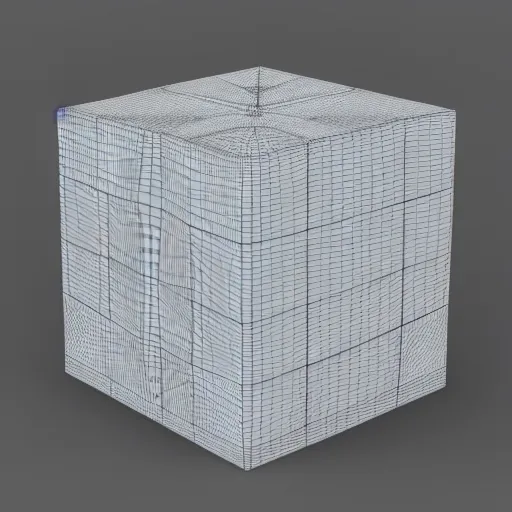 Image similar to abstract 3 d default cube from blender