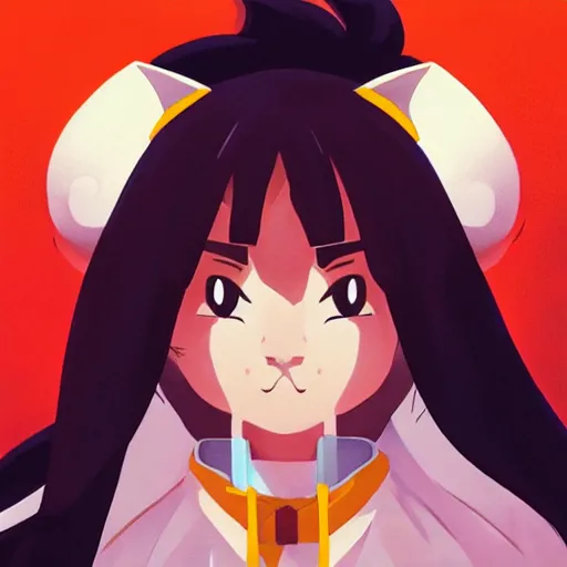 Image similar to face icon stylized minimalist inuyasha, loftis, cory behance hd by jesper ejsing, by rhads, makoto shinkai and lois van baarle, ilya kuvshinov, rossdraws global illumination