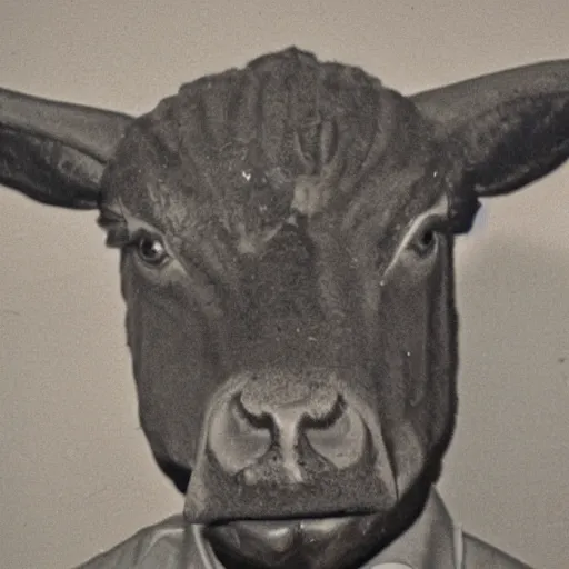 Image similar to inmate with bull head