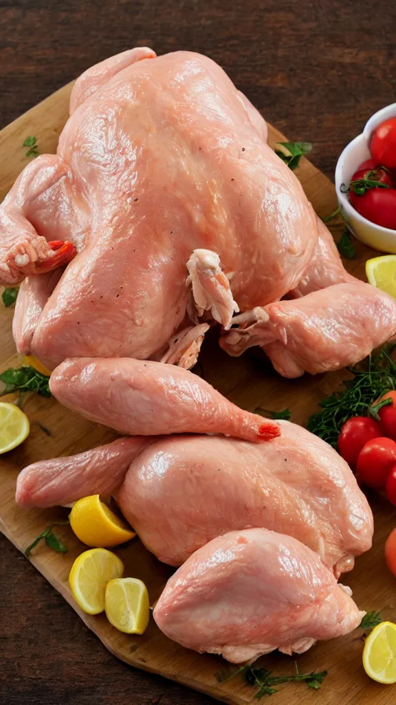 Image similar to liz truss raw chicken