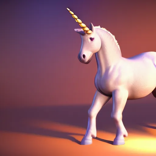 Image similar to a unicorn, highly detailed, photorealistic portrait, bright studio setting, studio lighting, crisp quality and light reflections, unreal engine 5 quality render