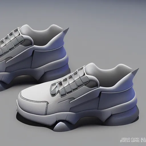 Prompt: cyberpunk sneaker concept unreal engine