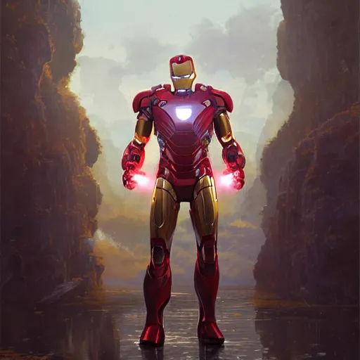 Prompt: highly detailed portrait of iron man, stephen bliss, unreal engine, fantasy art by greg rutkowski, loish, rhads, ferdinand knab, makoto shinkai and lois van baarle, ilya kuvshinov, rossdraws, tom bagshaw, global illumination, radiant light, detailed and intricate environment