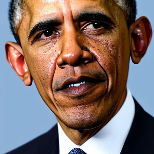 Image similar to Obama doing the Kubrick stare