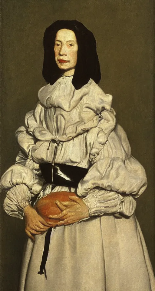 Prompt: Lady Emptyness painted by Diego Velasquez