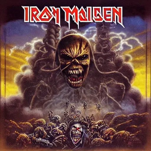 Image similar to “Iron Maiden album cover”