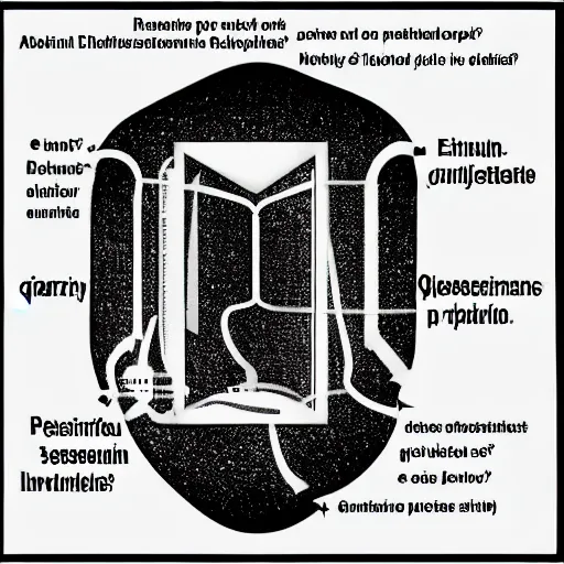 Image similar to “academic diagram representing the intersection between deleuze and quantum physics, researchgate, Stanford encyclopedia of philosophy”