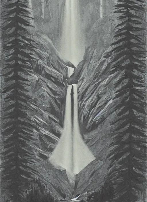 Image similar to Twin Peaks artwork by Sam Weber