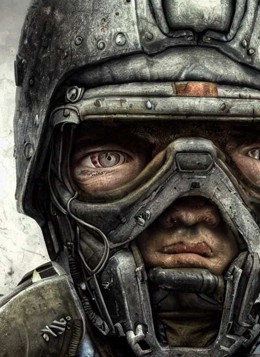 Image similar to closeup of lyokha from metro 2 0 3 5, portrait, extremely detailed, realistic, photorealistic, photo