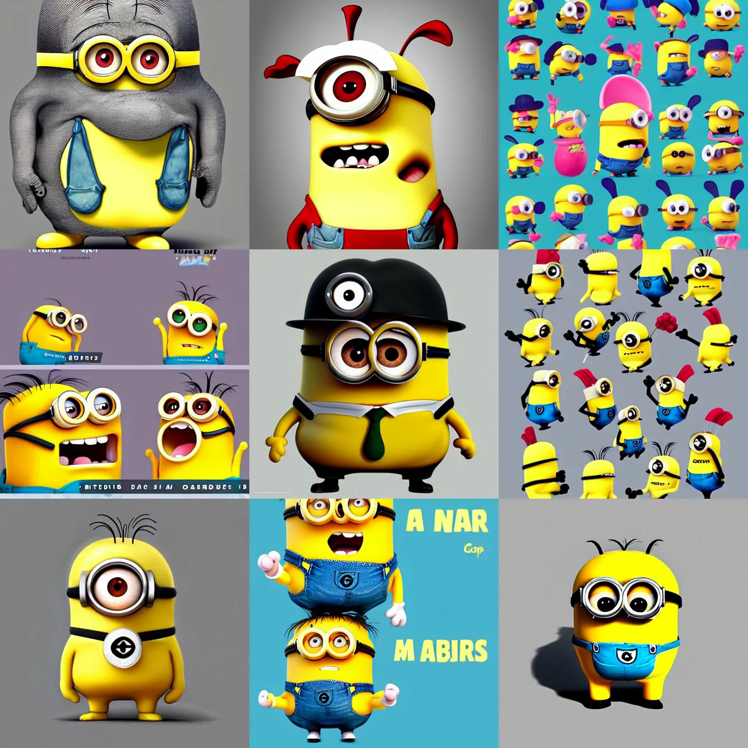 Minion Character Sticker F