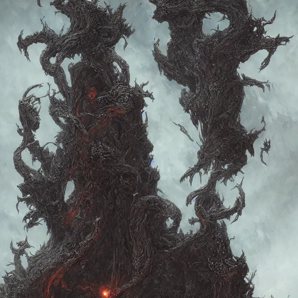Prompt: omen from valorant, character portrait, concept art, intricate details, highly detailed by greg rutkowski, michael whelan and gustave dore