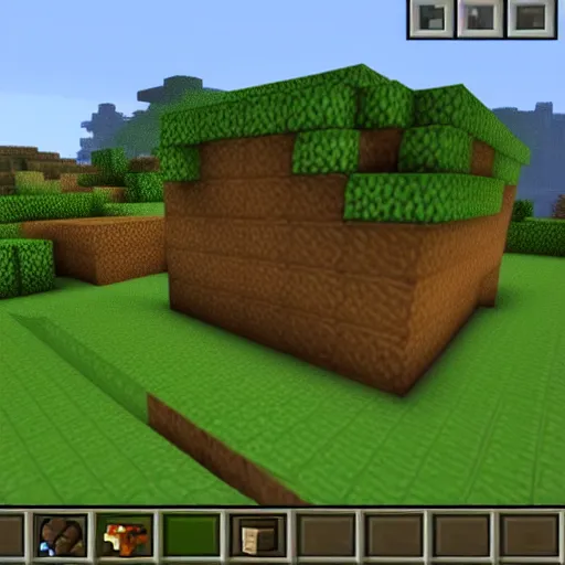 Image similar to screenshot of minecraft