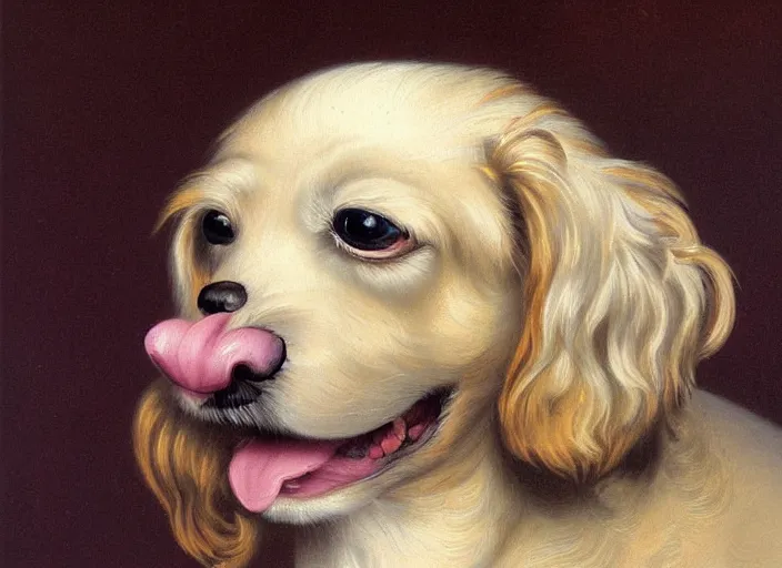 Fancy 2024 dog painting