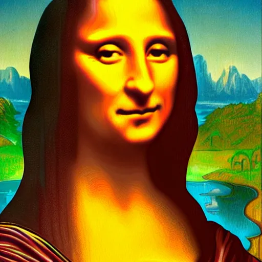 Image similar to mona lisa frank zappa